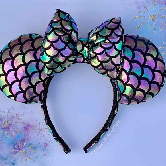 mayrafabuleux Accessories - Oil Slick Mermaid Minnie Ears, Minnie Mouse Ears mayrafabuleux Accessories - Oil Slick Mermaid Minnie Ears, Minnie Mouse Ears
